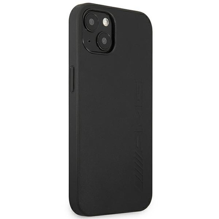 AMG AMHCP14SDOLBK iPhone 14 6.1 &quot;black / black hardcase Leather Hot Stamped