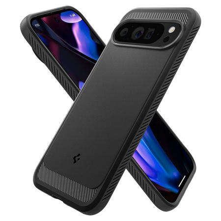 Spigen Rugged Armor - Etui do Google Pixel 9 Pro XL (Matte Black)