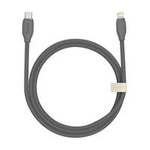 Baseus cable, USB Type C - Lightning 20W cable, 1.2 m long Jelly Liquid Silica Gel - black