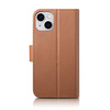 iCarer Wallet Case 2in1 iPhone 14 Plus Flip Leather Cover Anti-RFID Brown (WMI14220727-BN)