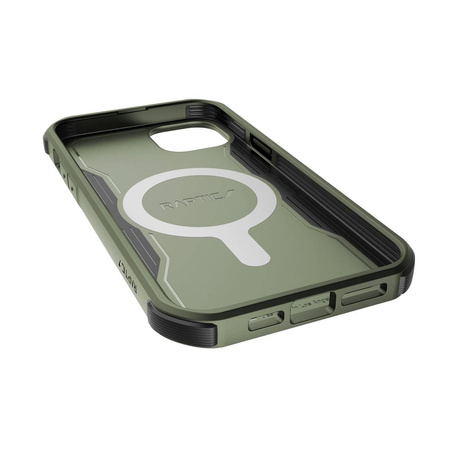 Raptic X-Doria Fort Case iPhone 14 with MagSafe armored cover green