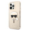 Karl Lagerfeld KLHCP13LKHTUGLGO iPhone 13 Pro / 13 6,1" złoty/gold hardcase Glitter Karl`s Head