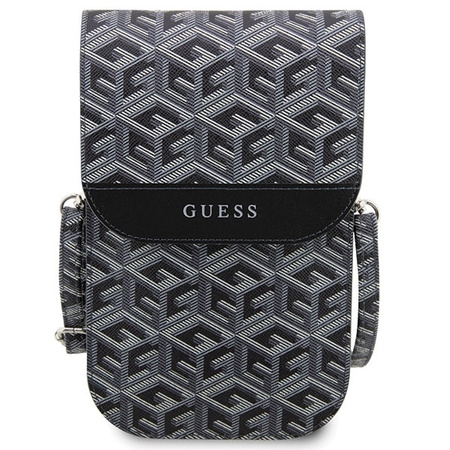 Guess Handtasche GUWBHGCFSEK schwarz/schwarz GCube Stripe