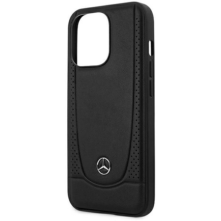 Mercedes MEHCP15XARMBK iPhone 15 Pro Max 6.7&quot; black/black hardcase Leather Urban