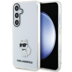 Oryginalne Etui KARL LAGERFELD hardcase IML Choupette KLHCS24SHNCHTCT do Samsung Galaxy S24 przezroczysty