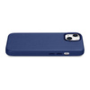 iCarer Case Leather genuine leather case for iPhone 14 Plus blau () (MagSafe compatible)