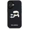 Case IPHONE 16 Karl Lagerfeld HC 3D Rubber Double Heads black