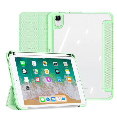 Dux Ducis Toby pancerne etui z klapką Smart Case do iPad mini 2021 z uchwytem na Apple Pencil zielony