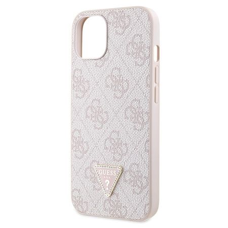 Original Case IPHONE 14 PRO MAX Guess Hardcase Crossbody 4G Metal Logo (GUHCP14XP4TDSCPP) pink