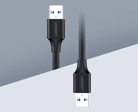 Ugreen kabel przewód USB 2.0 (męski) - USB 2.0 (męski) 1 m czarny (US128 10309)