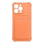 Card Armor Case cover for iPhone 13 Pro Max card wallet Air Bag armored housing orange