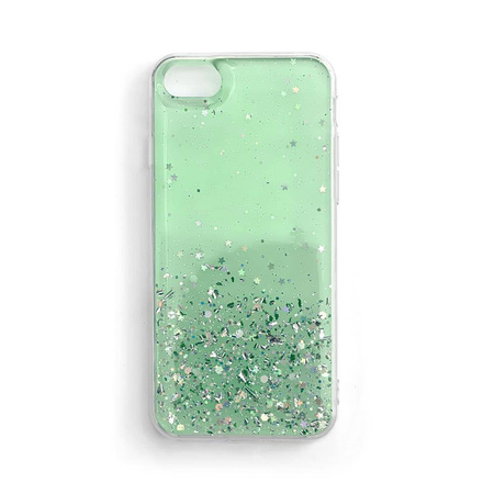 Wozinsky Star Glitter błyszczące etui pokrowiec z brokatem Samsung Galaxy S21+ 5G (S21 Plus 5G) zielony