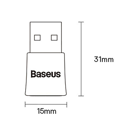 Baseus BA07 Bluetooth USB adapter - black