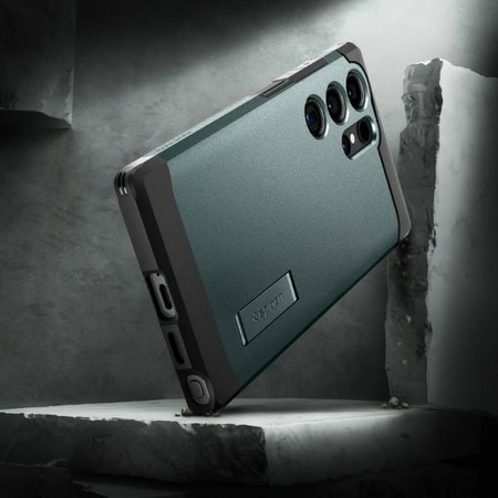 Spigen Tough Armor case for Samsung Galaxy S24 Ultra - dark green