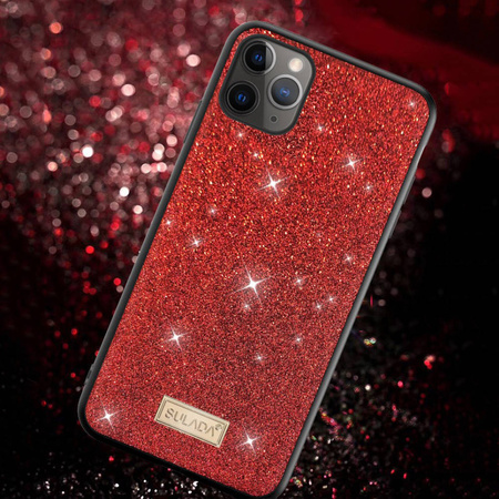 Case IPHONE 13 MINI Sulada Dazzling Glitter red