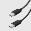 SBS TECABLETISSUETCK USB-C - USB-C 1.5m 60W braided cable - black