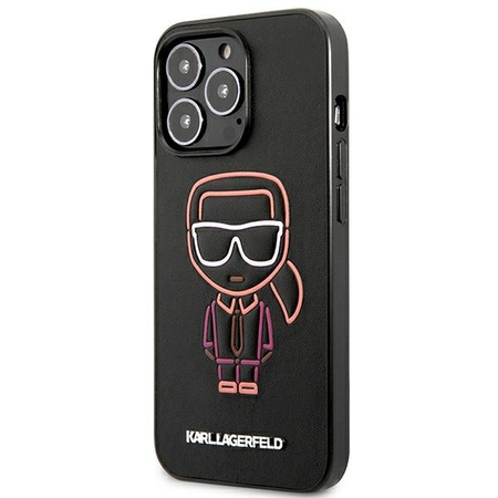 Original Case IPHONE 13 PRO MAX Karl Lagerfeld Hardcase Karl Ikonik Outline (KLHCP13XTUOK) multicolored