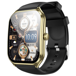 HOCO smartwatch z funkcją rozmowy AMOLED Y28 złoty