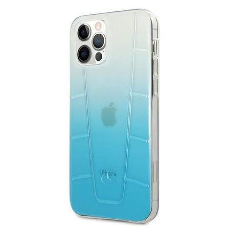 Mercedes MEHCP12LCLGBL iPhone 12 Pro Max 6,7" niebieski/blue hardcase Transparent Line