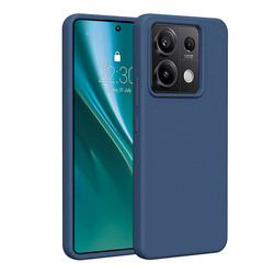 Nakładka Etteri Silicone Case do Xiaomi Redmi Note 13 Pro 5G ciemnoniebieska