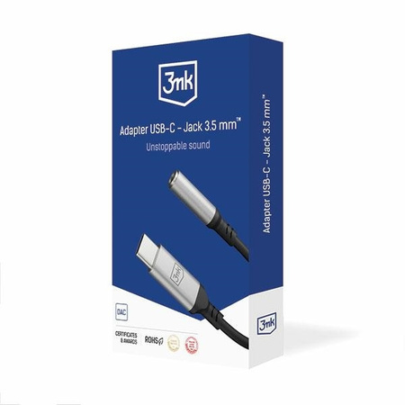 Accessories - 3mk Adapter USB-C - Jack 3,5 mm