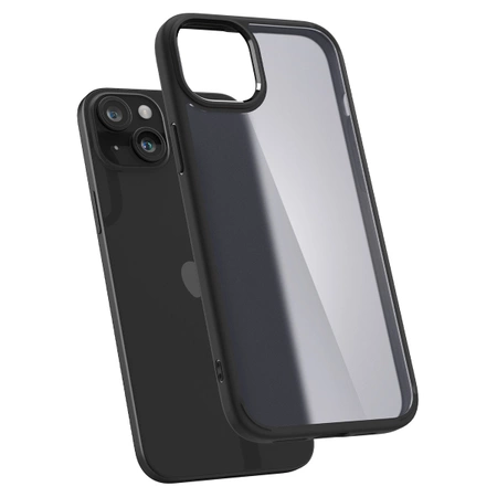 Spigen Ultra Hybrid, frost black - iPhone 15 Plus