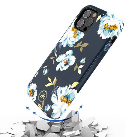 Etui IPHONE 12 MINI Kingxbar Blossom Series Gardenia