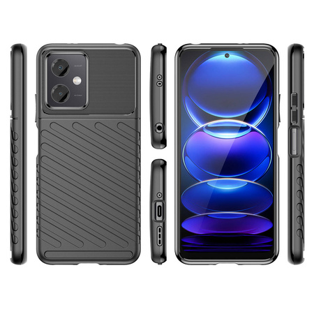 Thunder Case Xiaomi Poco X5 5G / Redmi Note 12 5G silicone armor case black