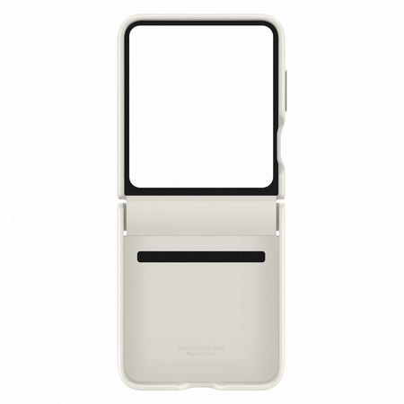 Öko-Lederhülle für Samsung Galaxy Z Flip 5 – Creme