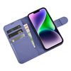 iCarer Wallet Case 2in1 iPhone 14 Flip Leather Cover Anti-RFID Light Violet (WMI14220725-LP)