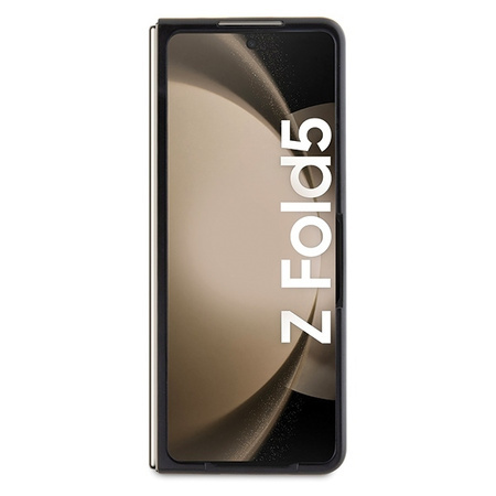 Karl Lagerfeld Saffiano Monogram Ikonik Pin Hülle für Samsung Galaxy Z Fold 5 – Schwarz