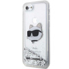 Karl Lagerfeld KLHCI8LNCHCS iPhone 7/8/ SE 2020/2022 srebrny/silver hardcase Glitter Choupette Head