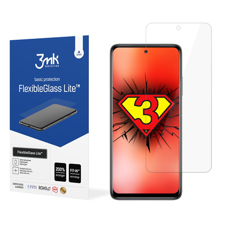 Szkło Hybrydowe XIAOMI MI 10T 5G / 10T PRO 5G 3mk Flexible Glass Lite cienkie (0.16mm)