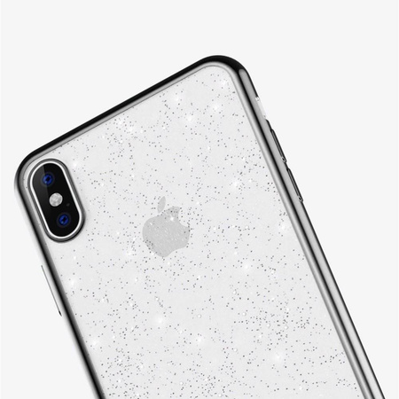 Etui IPHONE 12 PRO MAX Brokat SULADA Glitter czarne