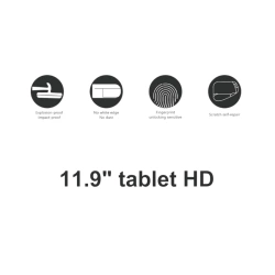 Ochronna folia hydrożelowa 140µm 0,14 mm Tablet do 11,9" HD uniwersalna 200x300 mm