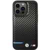 Etui BMW BMHCP13L22NBCK iPhone 13 Pro / 13 6.1" czarny/black hardcase Leather Carbon