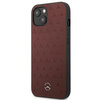 Mercedes MEHCP13MPSQRE iPhone 13 6,1" czerwony/red hardcase Leather Stars Pattern