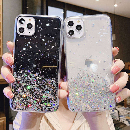 Schutzhülle XIAOMI REDMI NOTE 12 5G / POCO X5 5G Sequins Glue Glitter Case transparent