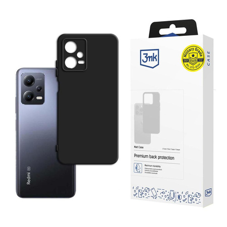 Case for Xiaomi Redmi Note 12 Pro+ from the 3mk Matt Case series - black