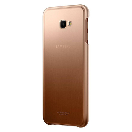 Samsung Gradation Cover etui sztywny pokrowiec z gradientem Samsung Galaxy J4 Plus 2018 złoty (EF-AJ415CFEGWW)