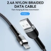 Wozinsky WNBAL2 USB-A / Lightning 2.4A cable 2 m - black