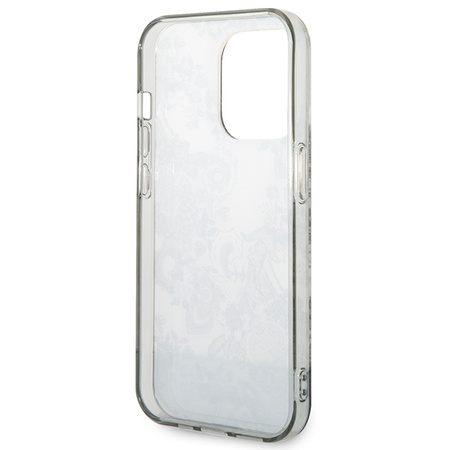 Guess GUHCP14XHGPLHG iPhone 14 Pro Max 6,7 &quot;Grau / Graue Hartschalen-Porzellankollektion