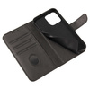 Wallet Case with Stand for iPhone 15 Pro Magnet Case - Black