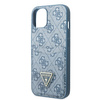 Schutzhülle IPHONE 13 MINI Guess Hardcase 4G Triangle Logo Cardslot (GUHCP13SP4TPB) blau