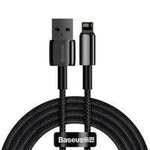 Baseus Tungsten kabel USB - Lightning 2,4 A 2 m czarny (CALWJ-A01)