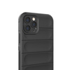 Magic Shield Case Hülle für iPhone 12 Pro elastische gepanzerte Hülle in Burgund