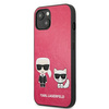 Karl Lagerfeld KLHCP13SPCUSKCP iPhone 13 mini 5,4" fuksja/fushia hardcase Ikonik Karl & Choupette