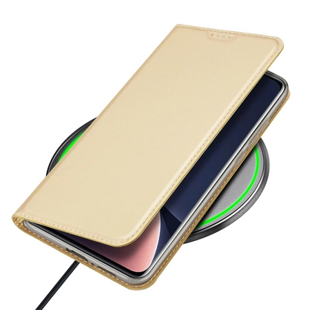 Dux Ducis Skin Pro Case Xiaomi 13 Pro Flip Card Wallet Gold Stand