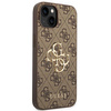 Guess 4G Big Metal Logo - Etui iPhone 14 (brązowy)