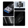 Baseus Ingenuity Series Mini USB 3.1 OTG auf USB Typ C Adapter schwarz (ZJJQ000101)